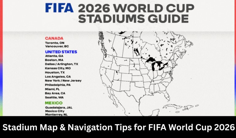 Stadium Map & Navigation Tips for FIFA World Cup 2026