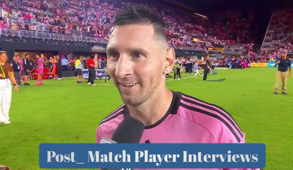 Post Match Player Interviews