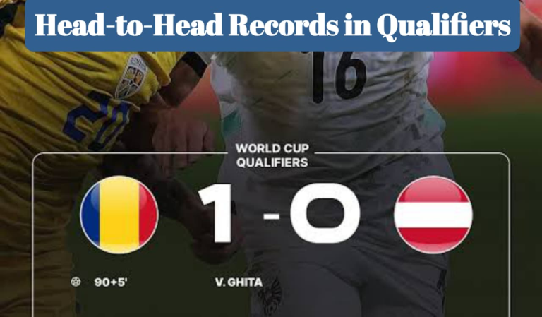 Head-to-Head Records in Qualifiers 6 Head-to-Head Records in Qualifiers