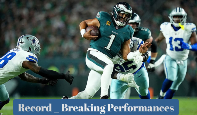 Record Breaking Performances 6 Record Breaking Performances